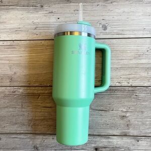Stanley Green Insulated Water Bottle with Handle